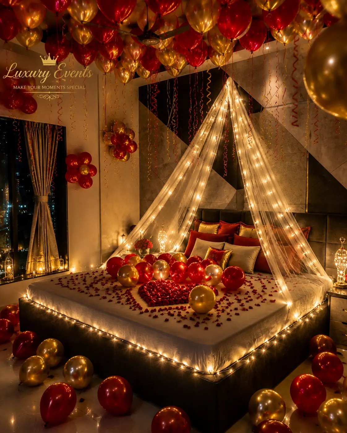 Luxury Cabana Candle Light Setup Gurgaon